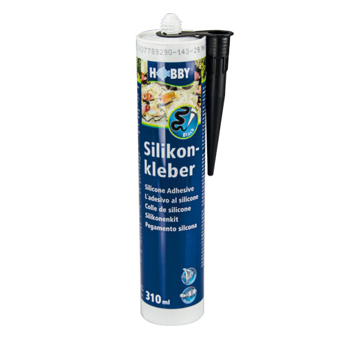 Silikonkleber, Kartusche  schwarz, 310 ml Hobby