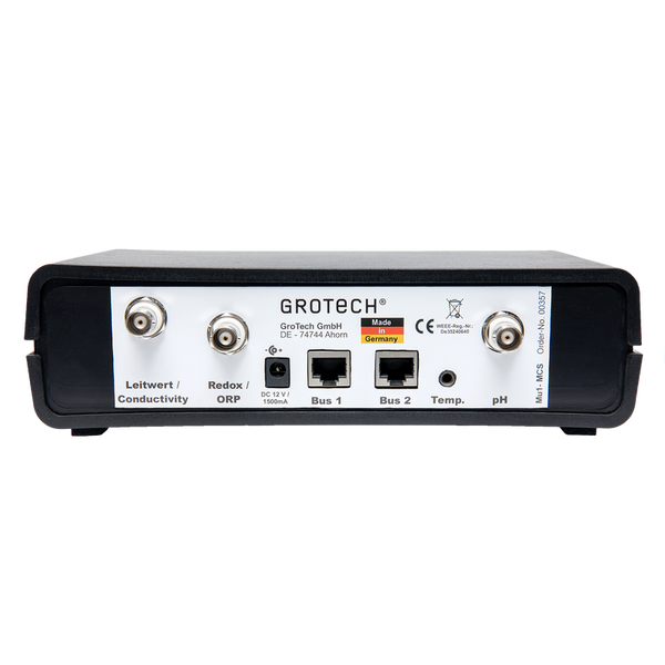 MU1 - MCS  ( Messwerterfassung) incl. pH + Temperatur + Redox + Leitwert + Messonden GroTech