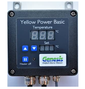 EVO Yellow Power Basic Pro Steuerung für Heizelement, 1,5 kW oder 2,5 kW Genesis