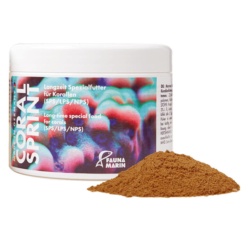 Coral Sprint 100ml / 70 g  Langzeit Spezialfutter für SPS / LPS / NPS Korallen Fauna Marin