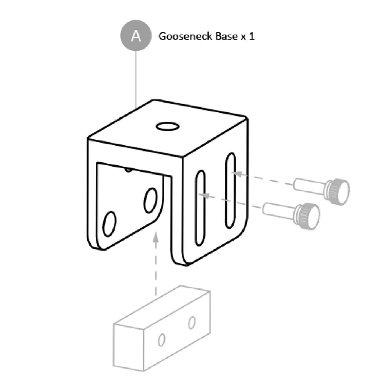 Gooseneck Base Kessil