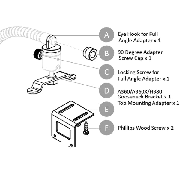 Replacement Mounting Adapter Parts Kessil