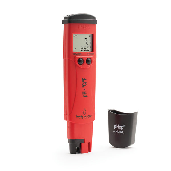 Tester pHep®4 f. pH/°C, wasserdicht, Messgenauigkeit: ±0,1 pH Hanna Instruments