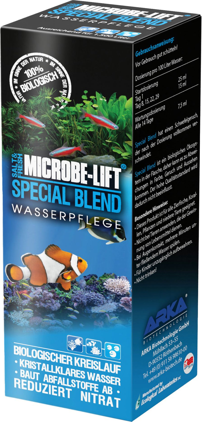 Special Blend - Wasserpflege Bakterien (473ml.) Microbe-Lift