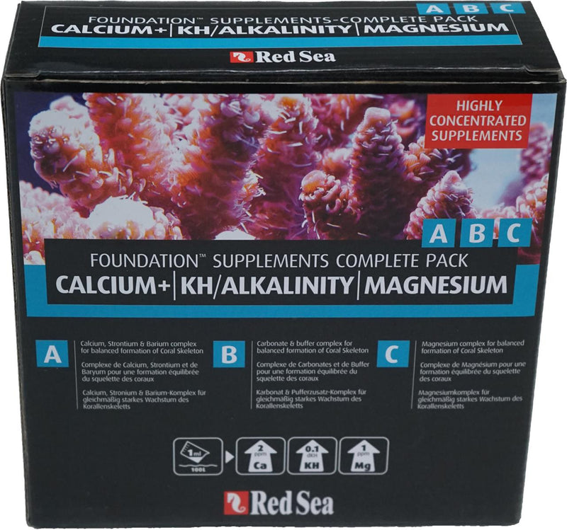 Reef Foundation Starter Kit A,B&C (3x250ml) Red Sea