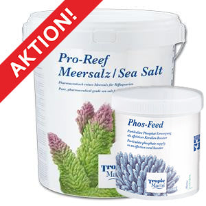 Tropic Marin PRO-REEF Meersalz 25 kg + PHOS-Feed 300g Tropic Marin